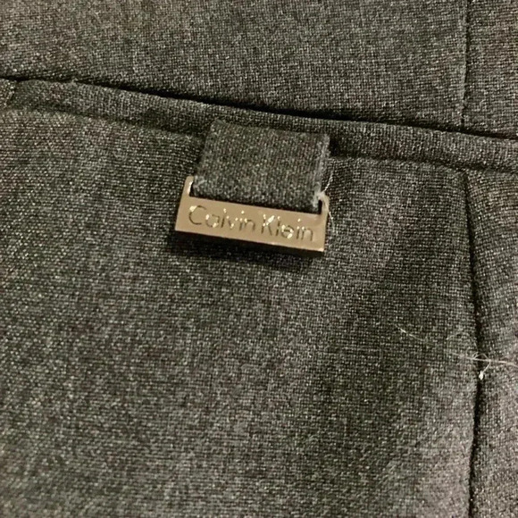 Calvin Klein Women’s Lined Mini Skirt Grey Sz. 6 (Blazer sep. listing) - Picture 5 of 7